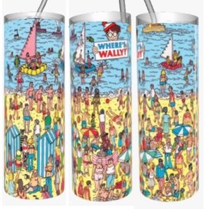 Where Wally 20 oz Straight Tumbler with Straw Included